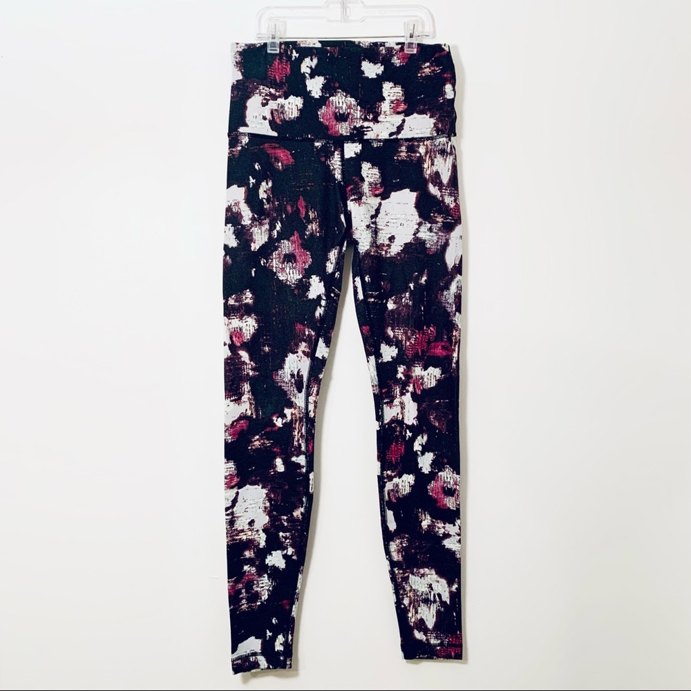 Lululemon Hi-Rise Wunder Under Kara Blossom Long